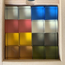 Load image into Gallery viewer, Papoose -  Lucite Cubes 16 pcs (Earth)