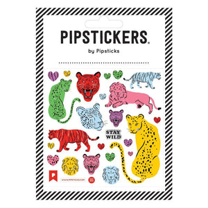Pipsticks - Wild Cats, multi colored big cat stickers