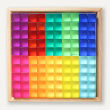 Load image into Gallery viewer, Bauspiel Lucent Cubes in Tray, 100 pieces