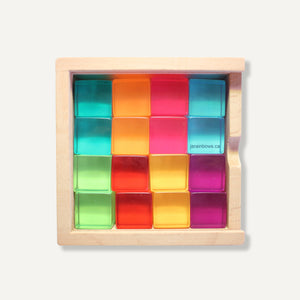 Papoose -  Lucite Cubes 16 pcs (Brights)